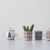 Lichtgroene drinktuit voor design letter bekers - melamine 